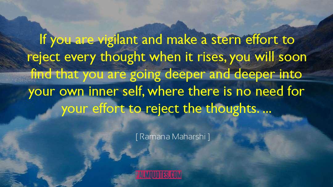 Vigilant quotes by Ramana Maharshi