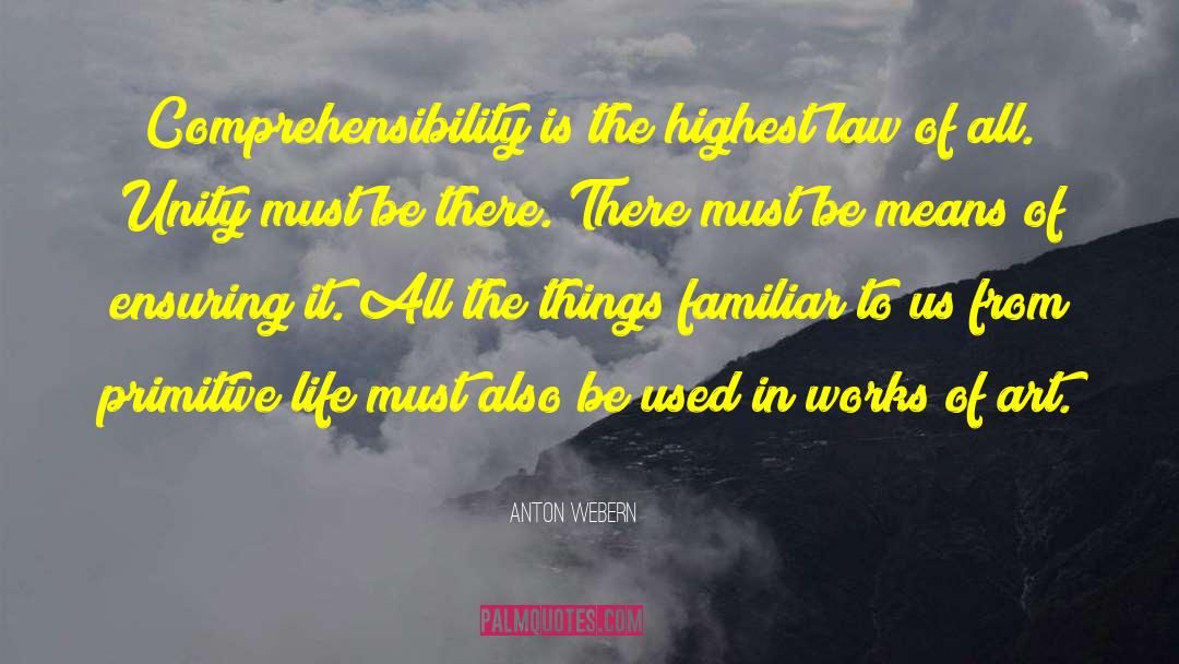 Vigoda Law quotes by Anton Webern