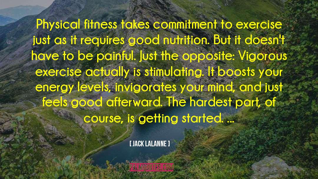 Vigorous Exercise quotes by Jack LaLanne