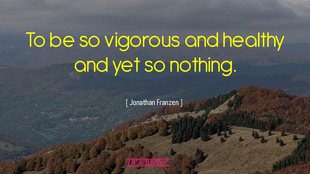 Vigorous quotes by Jonathan Franzen