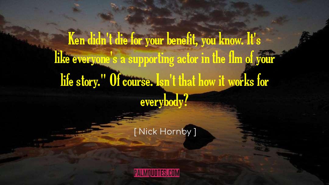 Vijay Actor quotes by Nick Hornby