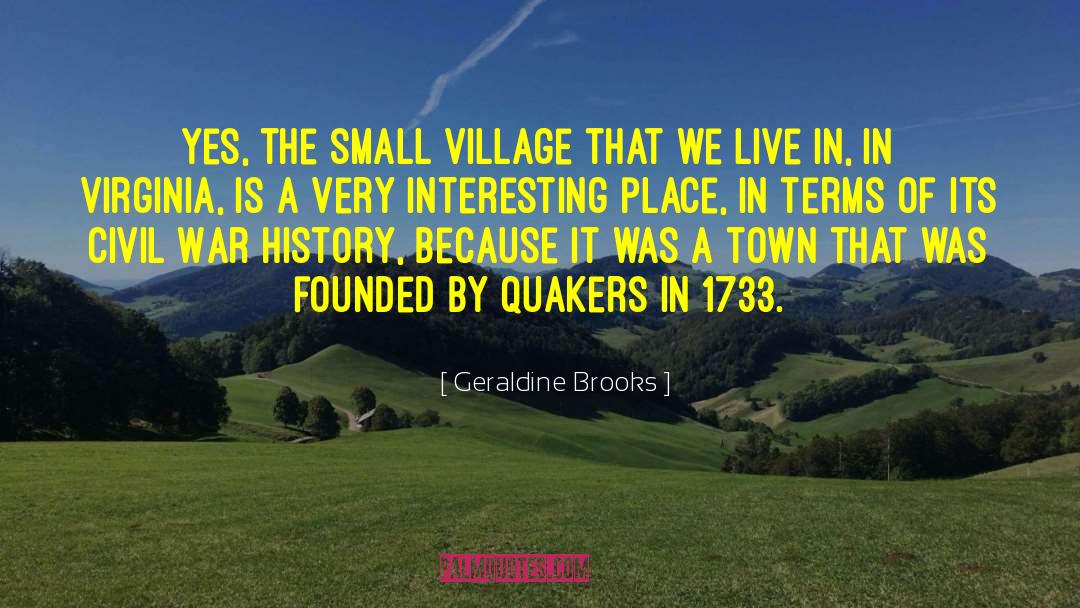 Village 113 quotes by Geraldine Brooks