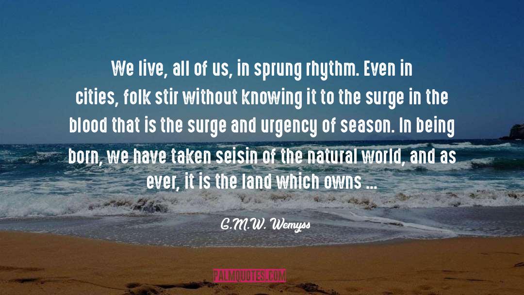 Village Life quotes by G.M.W. Wemyss