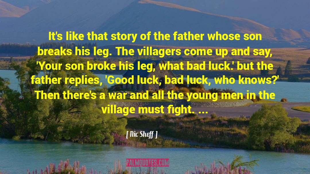 Villagers quotes by Nic Sheff