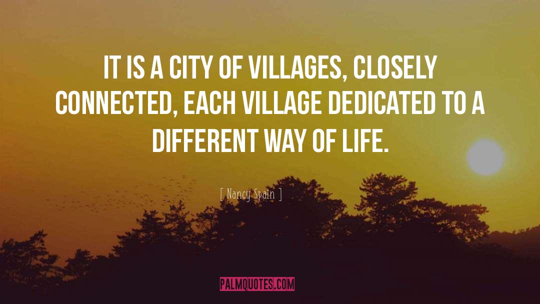 Villages quotes by Nancy Spain