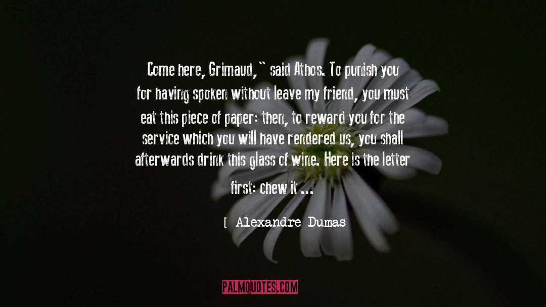 Vinatieri Wine quotes by Alexandre Dumas