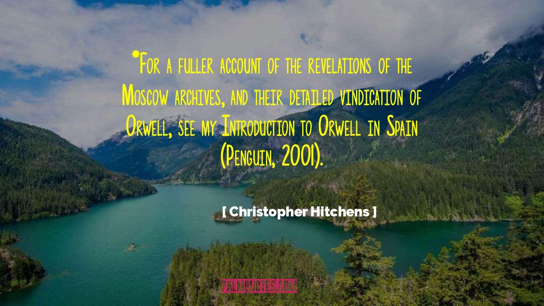 Vindication quotes by Christopher Hitchens