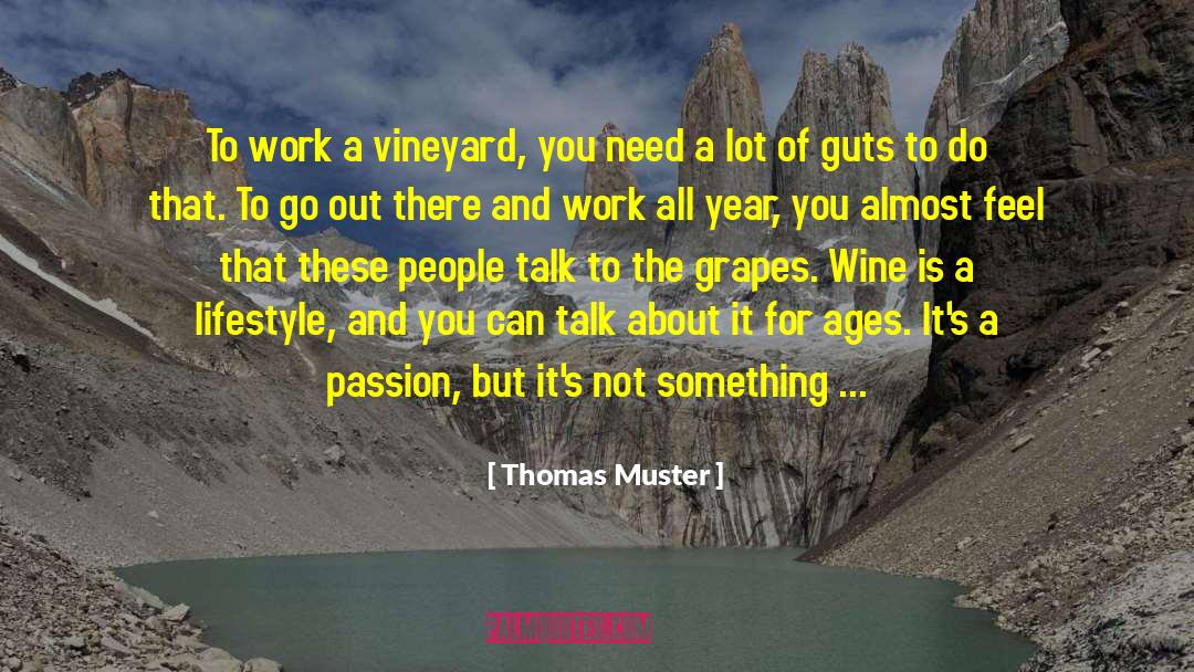 Vineyard quotes by Thomas Muster