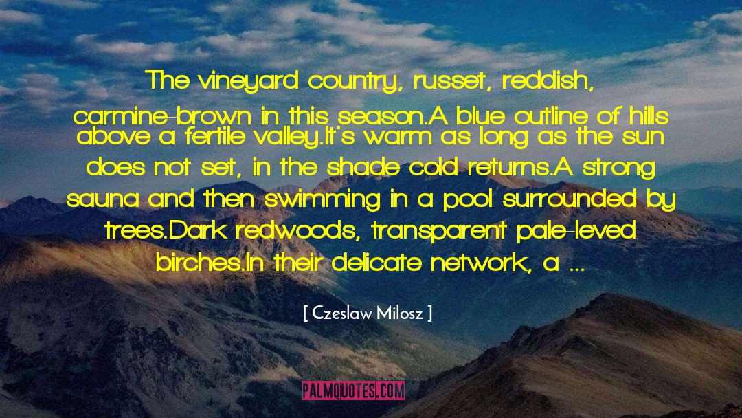 Vineyard quotes by Czeslaw Milosz