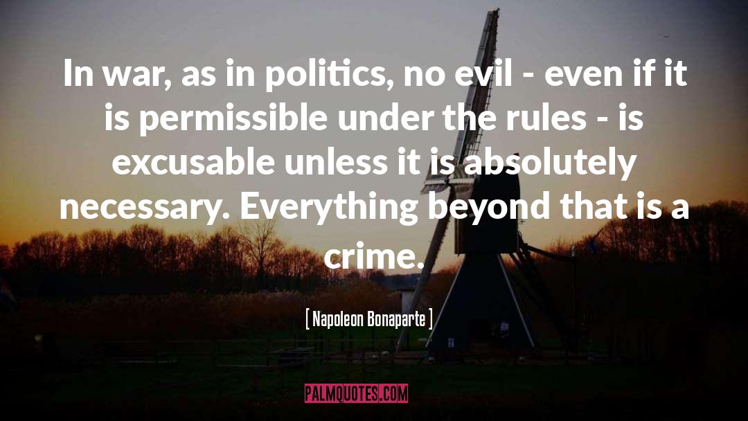 Vintage Crime quotes by Napoleon Bonaparte