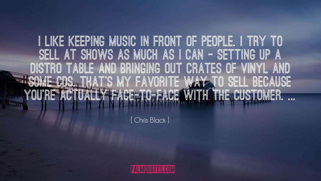Vinyl quotes by Chris Black