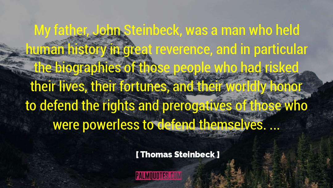 Violation Of Human Rights quotes by Thomas Steinbeck