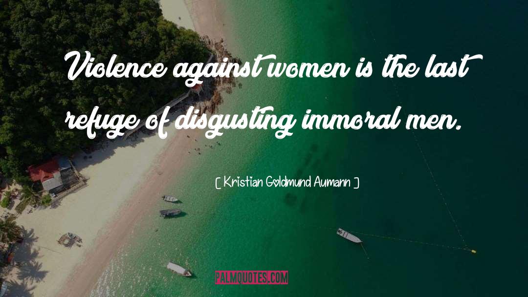 Violence Against Women quotes by Kristian Goldmund Aumann