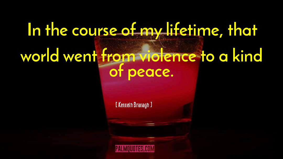 Violence In The World quotes by Kenneth Branagh