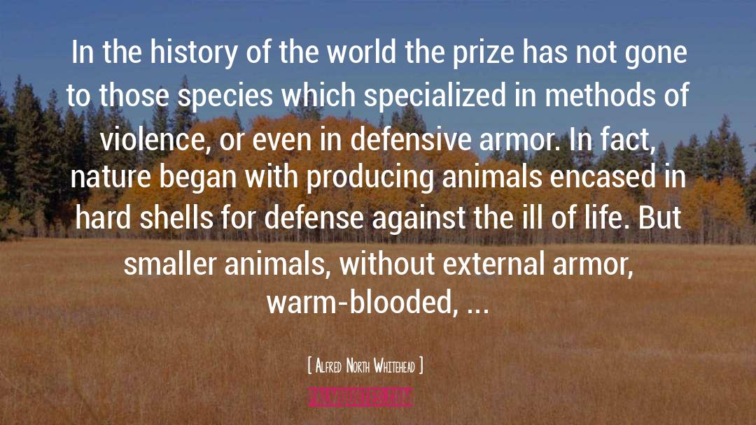 Violence In The World quotes by Alfred North Whitehead