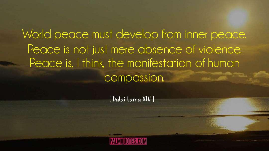 Violence Peace quotes by Dalai Lama XIV