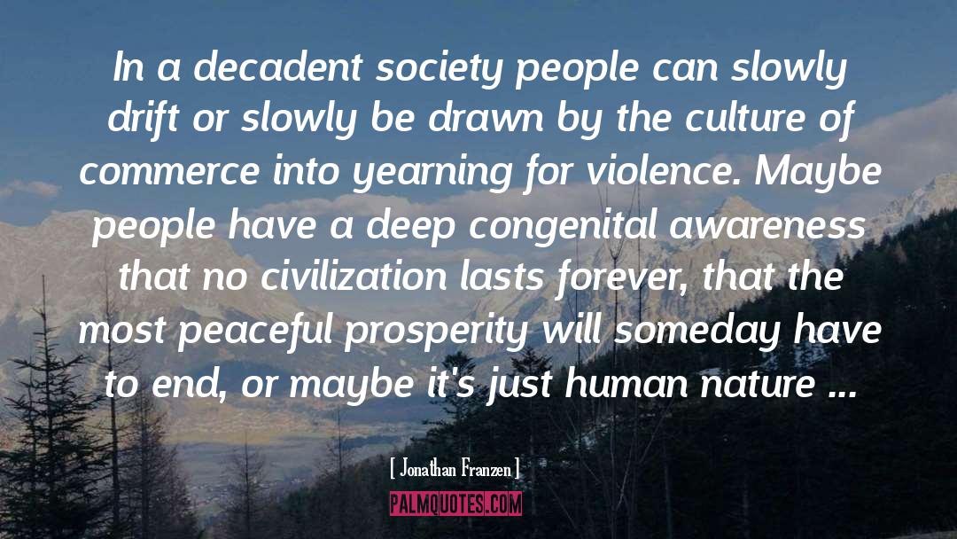 Violence quotes by Jonathan Franzen