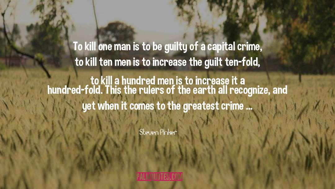 Violent Crime quotes by Steven Pinker