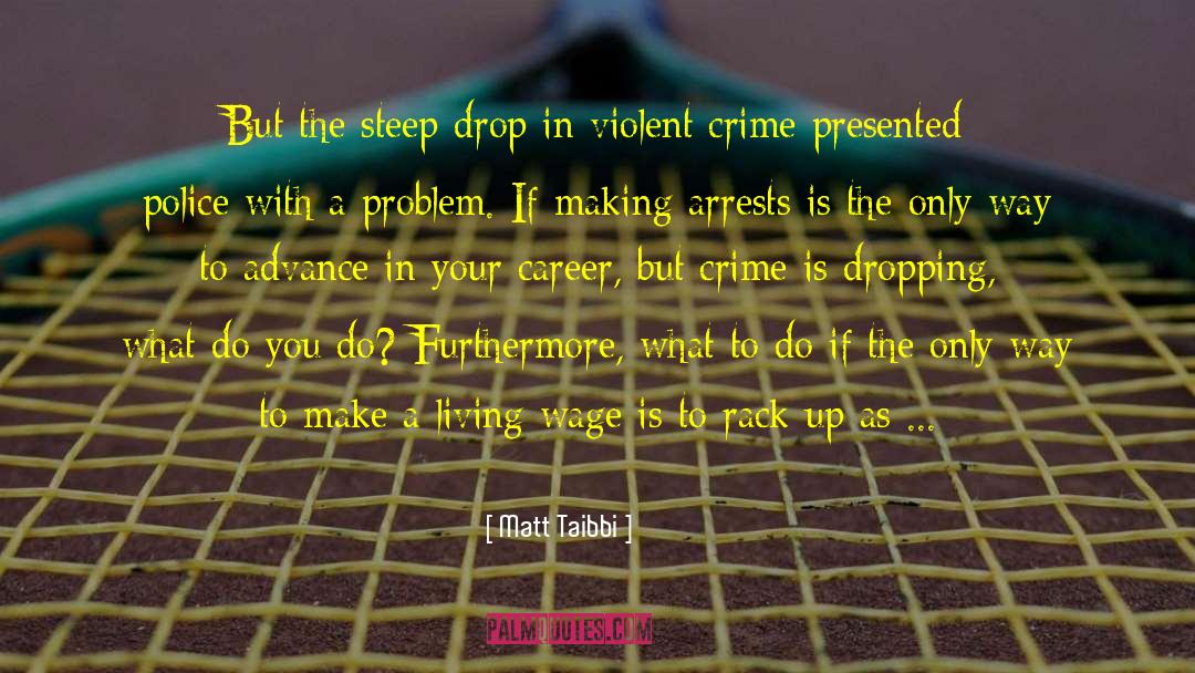 Violent Crime quotes by Matt Taibbi