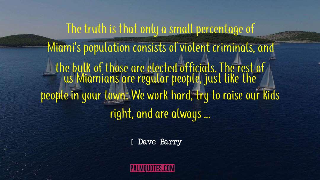 Violent Criminals quotes by Dave Barry