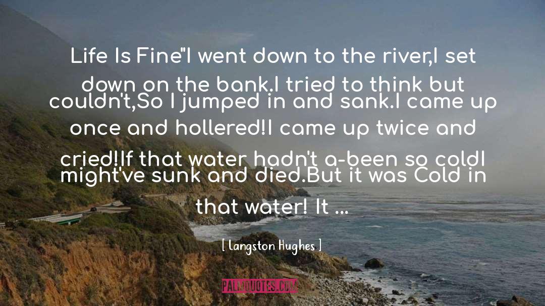 Violet And River quotes by Langston Hughes