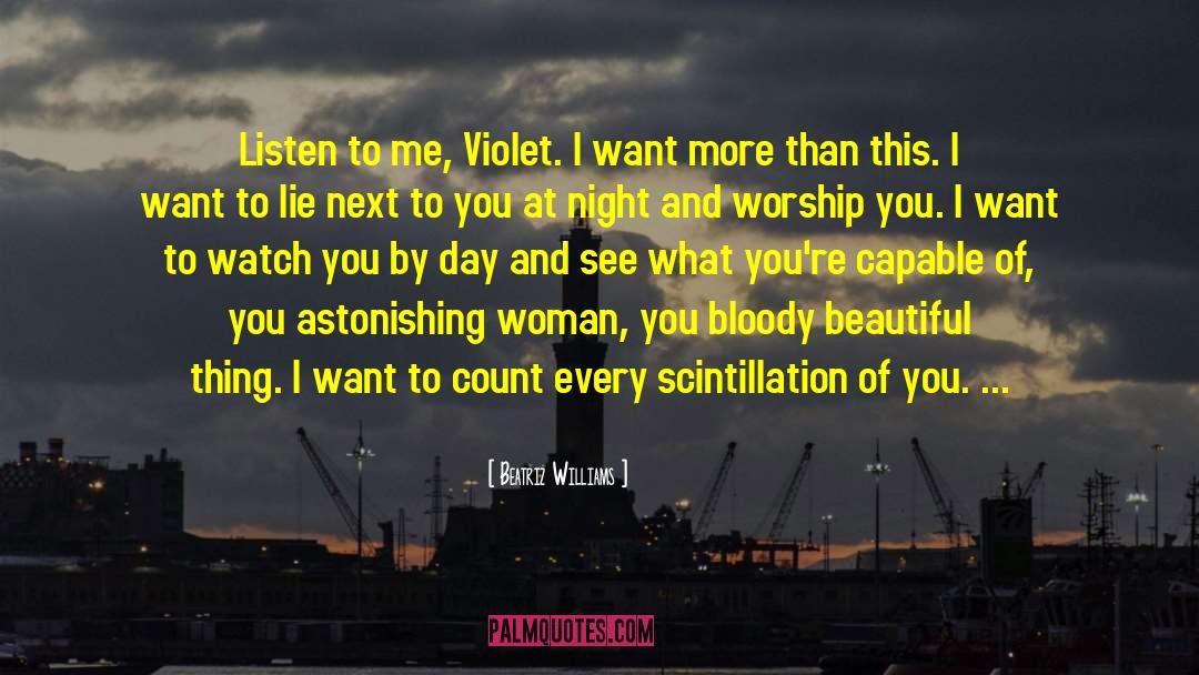 Violet Eden quotes by Beatriz Williams