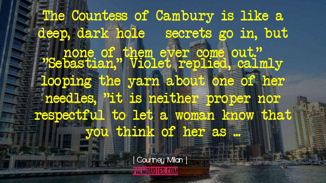 Violet Markey quotes by Courtney Milan