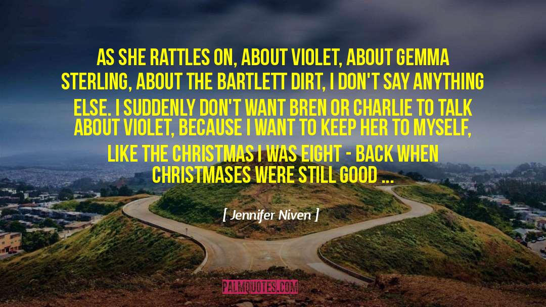 Violet quotes by Jennifer Niven