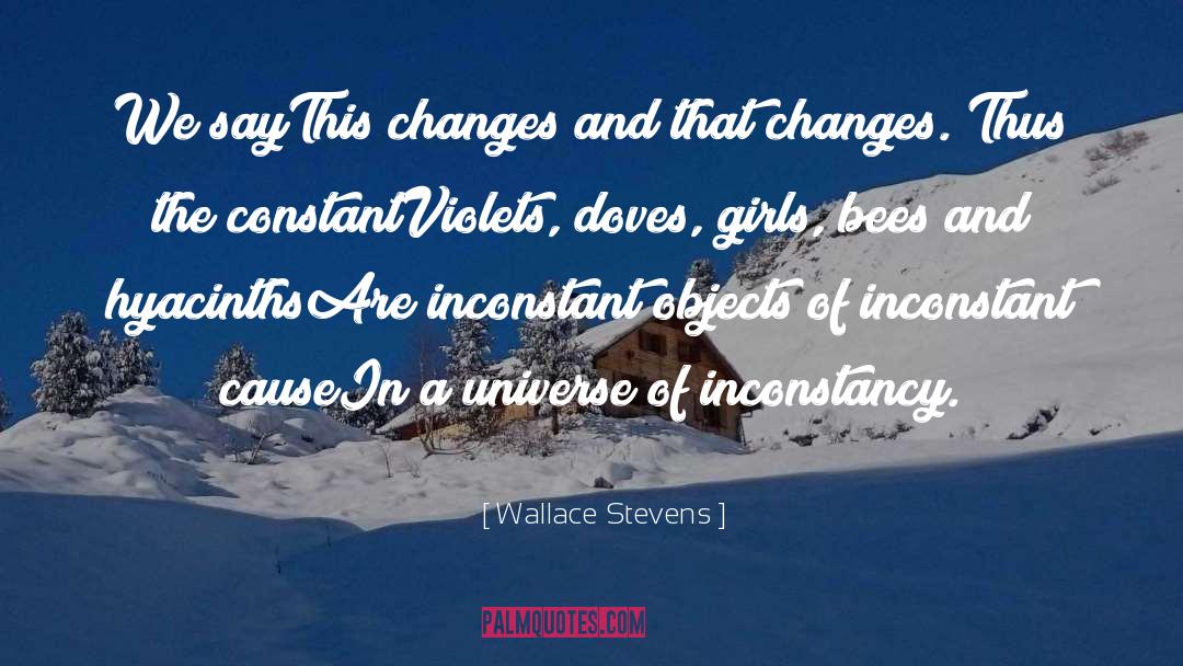 Violets quotes by Wallace Stevens