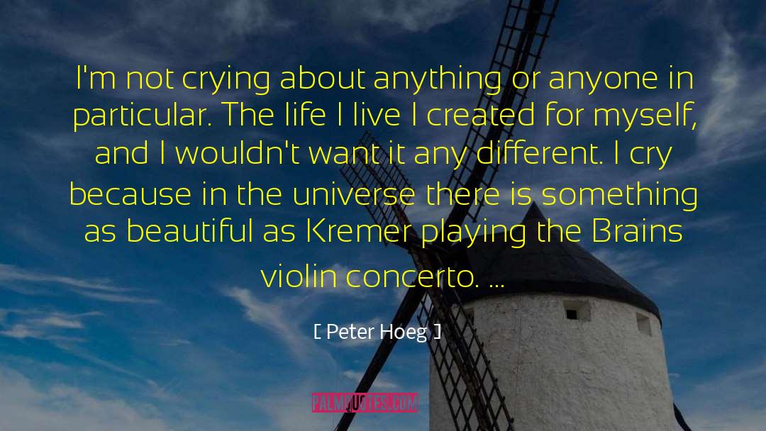 Violin quotes by Peter Hoeg