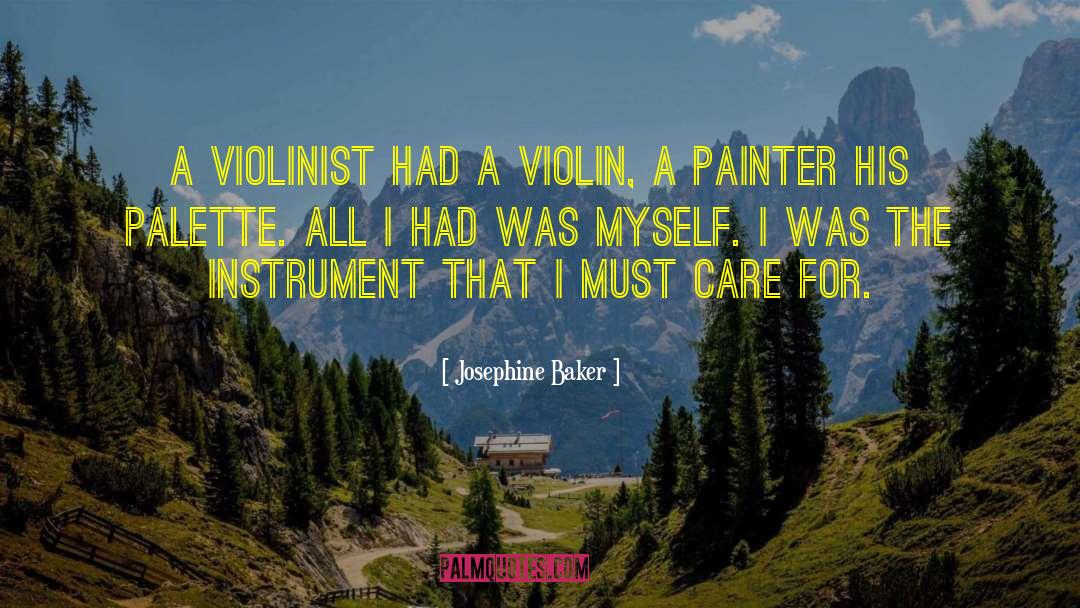 Violin quotes by Josephine Baker