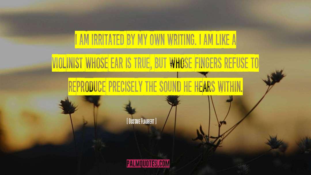 Violinist quotes by Gustave Flaubert