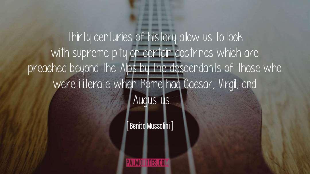 Virgil quotes by Benito Mussolini