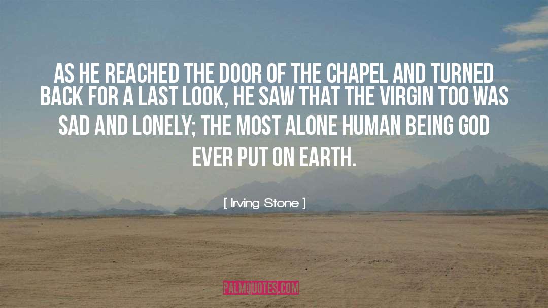 Virgin quotes by Irving Stone