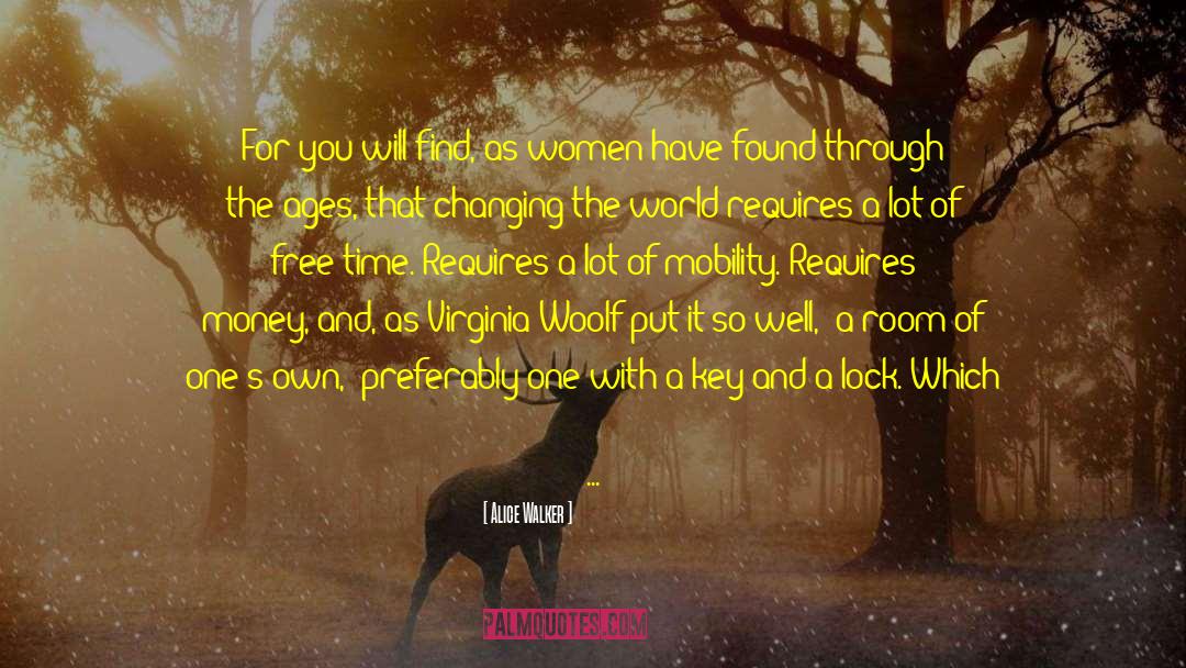 Virgina Woolf quotes by Alice Walker