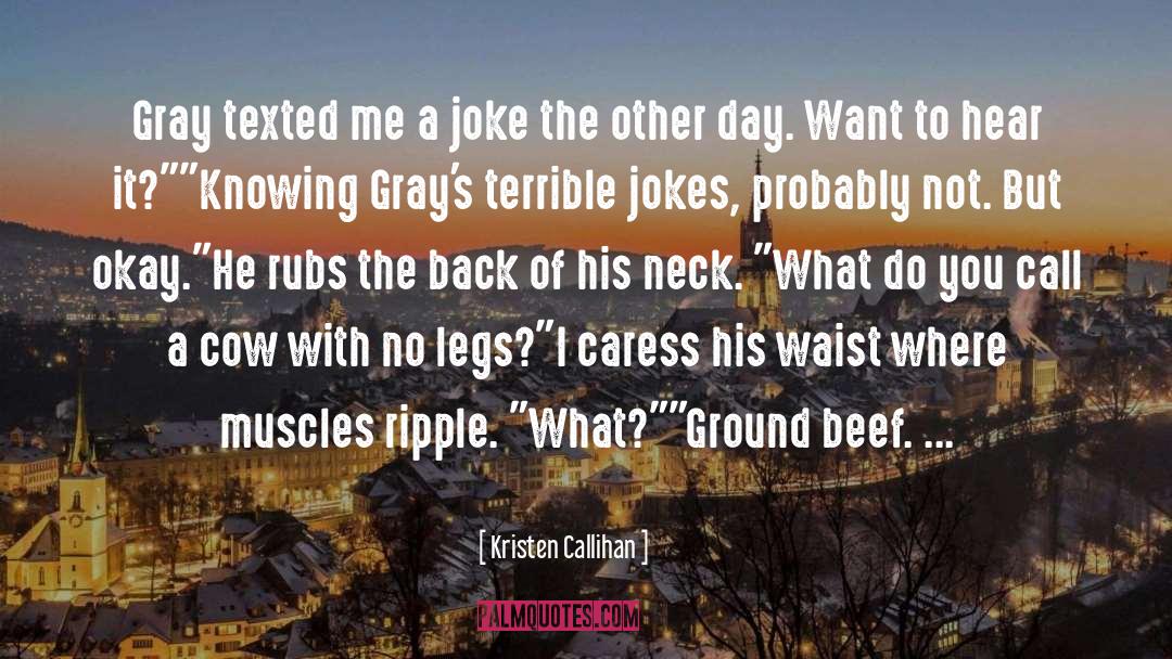 Virginity Jokes quotes by Kristen Callihan