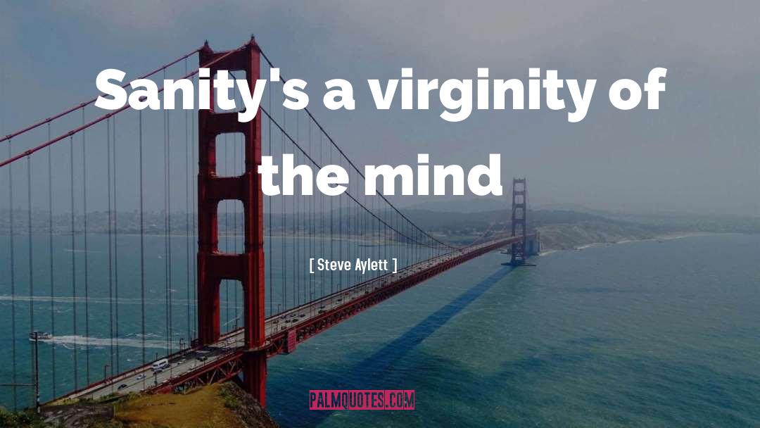 Virginity quotes by Steve Aylett