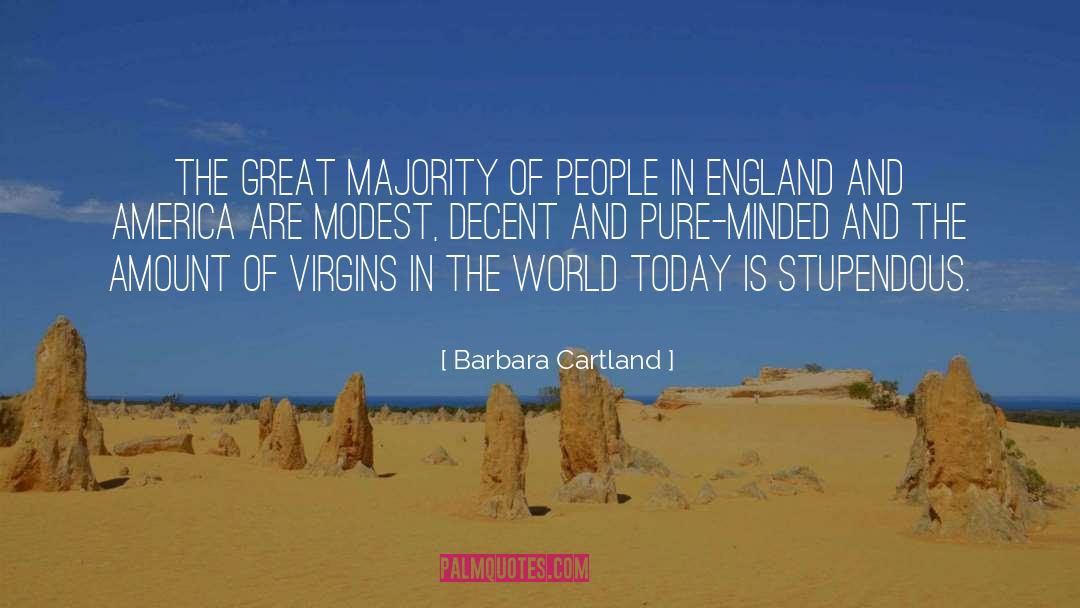 Virgins quotes by Barbara Cartland