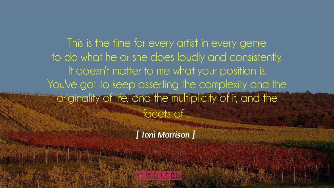 Virgola Art quotes by Toni Morrison