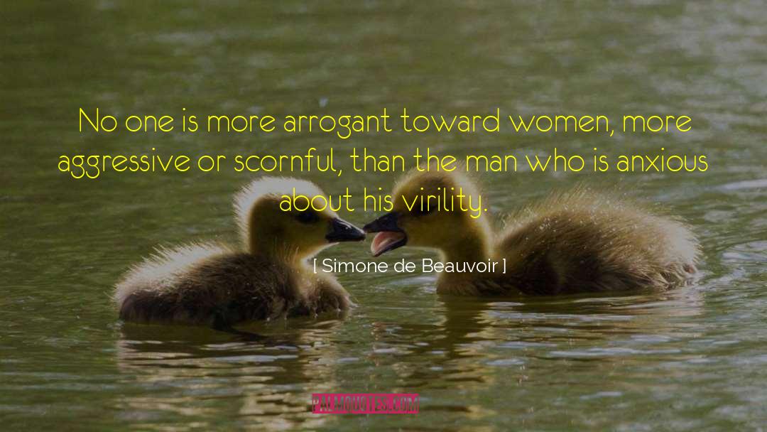 Virility quotes by Simone De Beauvoir