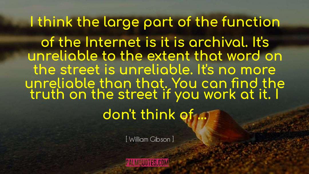 Virtual quotes by William Gibson