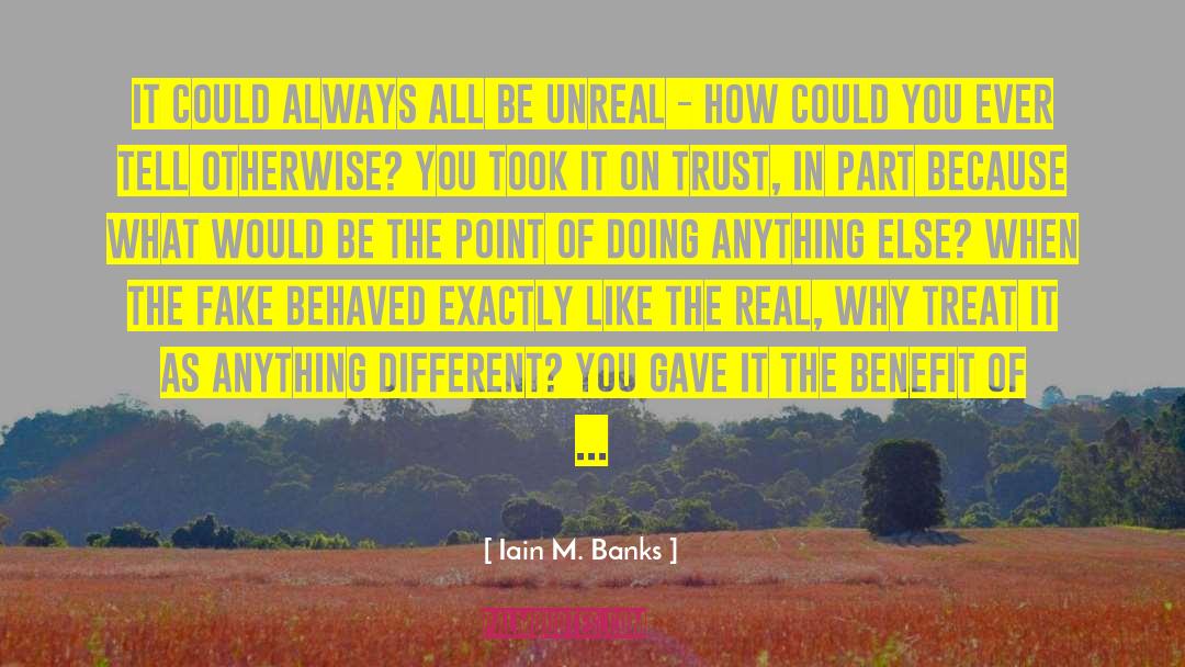 Virtual quotes by Iain M. Banks