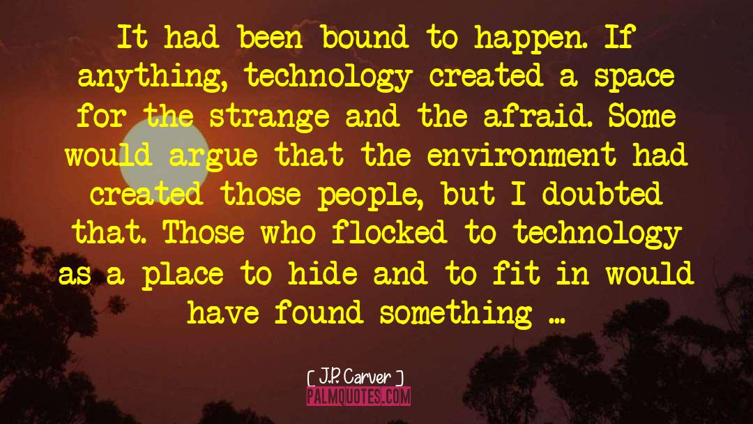 Virtual Reality quotes by J.P. Carver