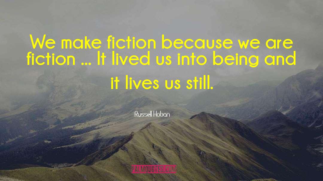 Virtual Reallity quotes by Russell Hoban