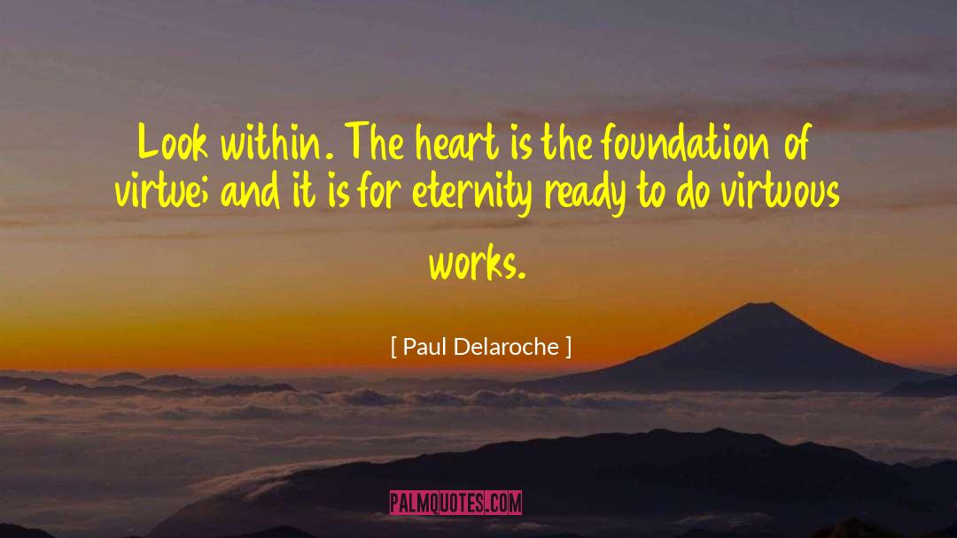 Virtue Eternity quotes by Paul Delaroche