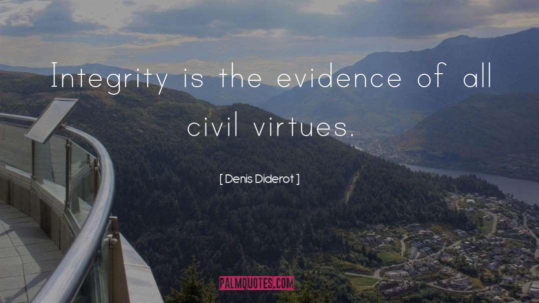 Virtues quotes by Denis Diderot