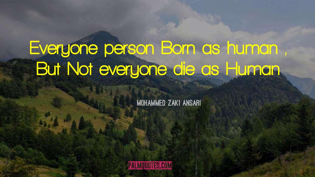 Virtuous Person quotes by Mohammed Zaki Ansari