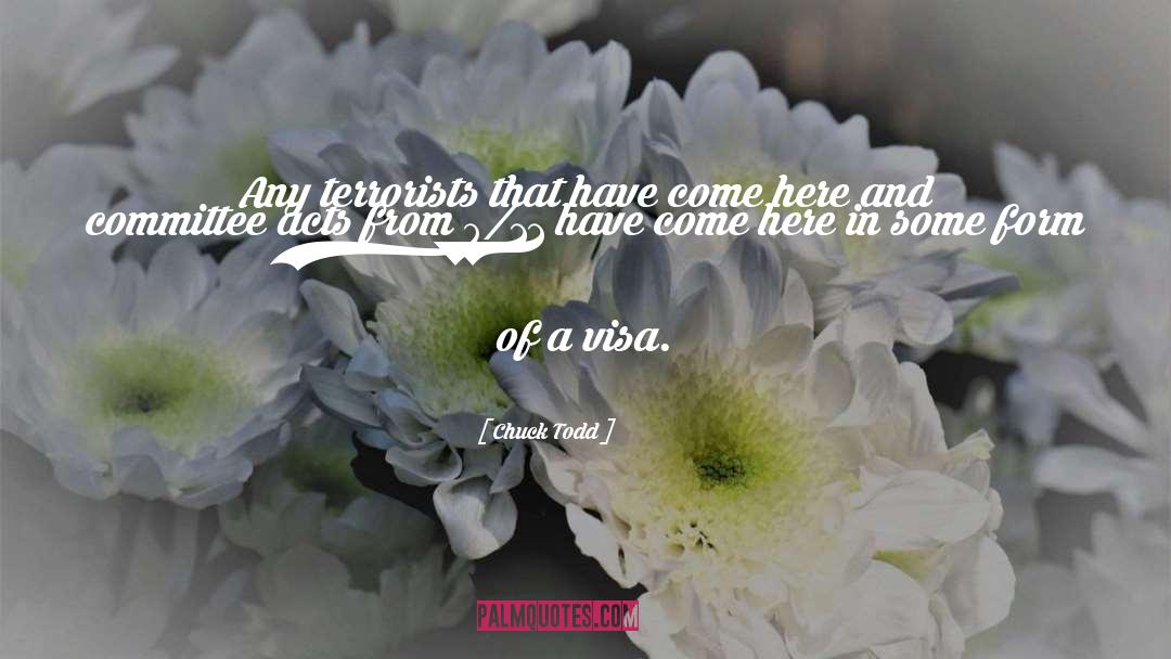 Visa quotes by Chuck Todd