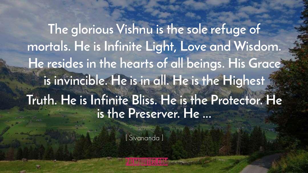 Vishnu quotes by Sivananda