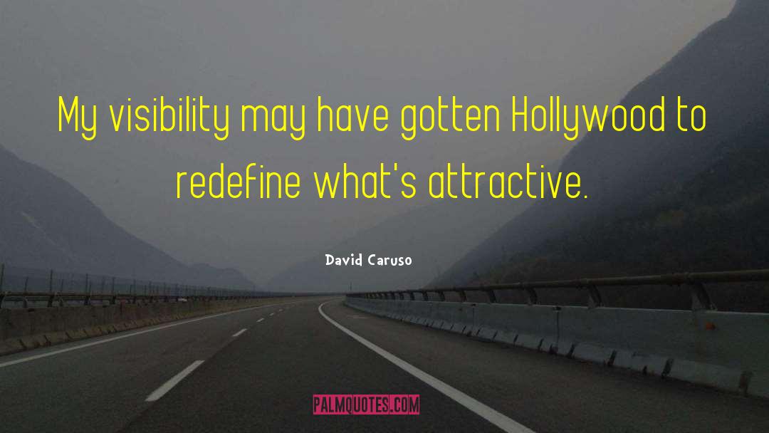 Visibility quotes by David Caruso